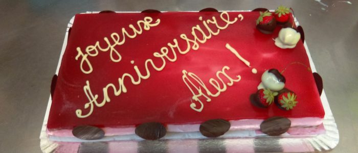 Gateau anniversaire
